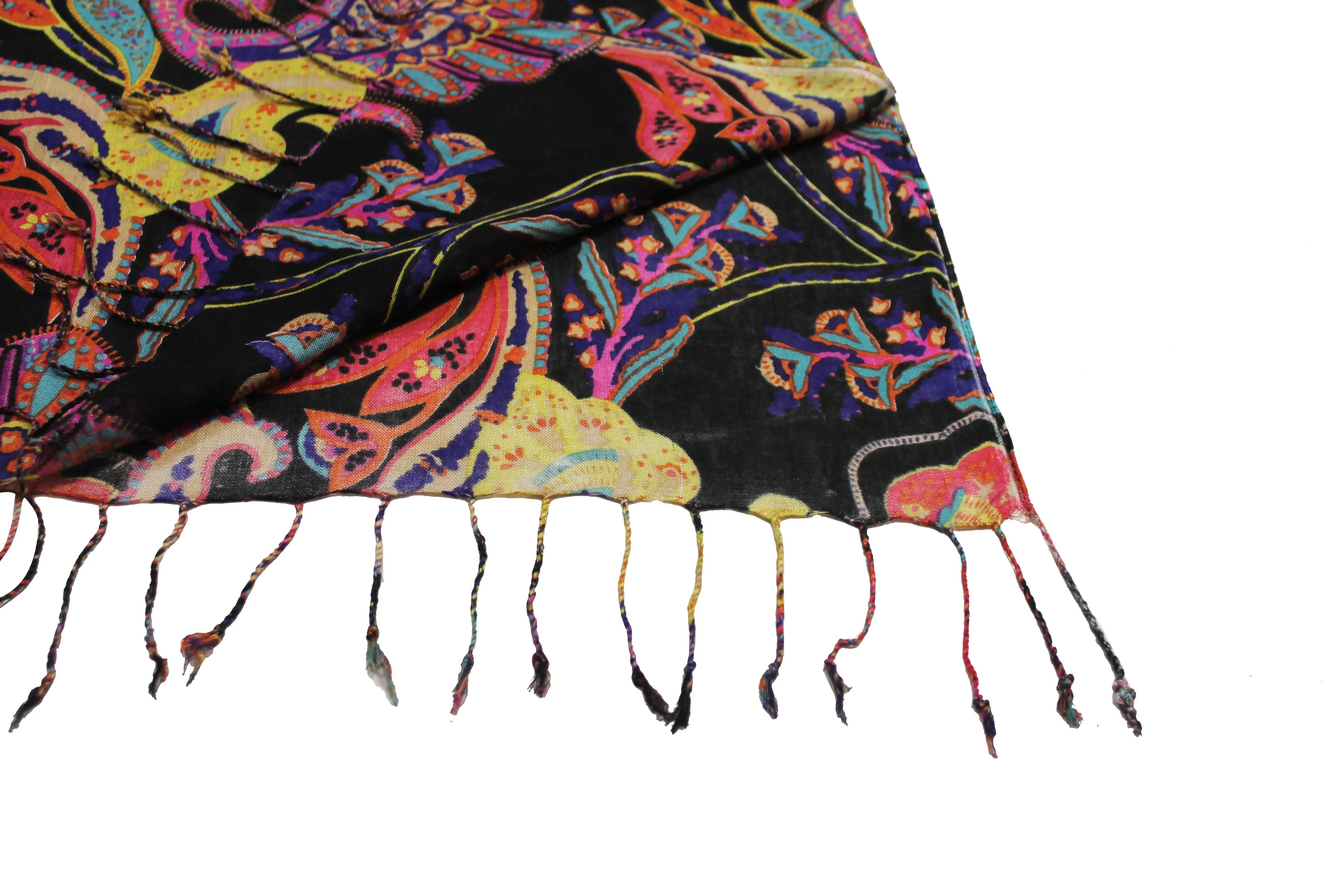Modern Multi Color Print Scarf