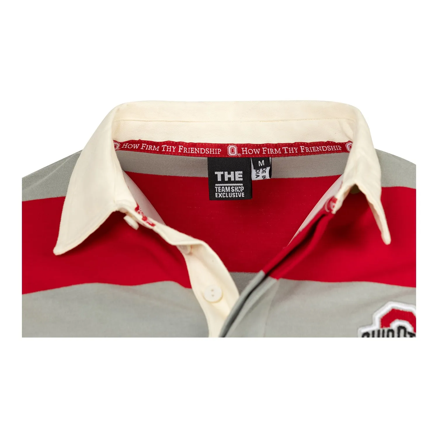 Ohio State Buckeyes Striped Rugby Shirt