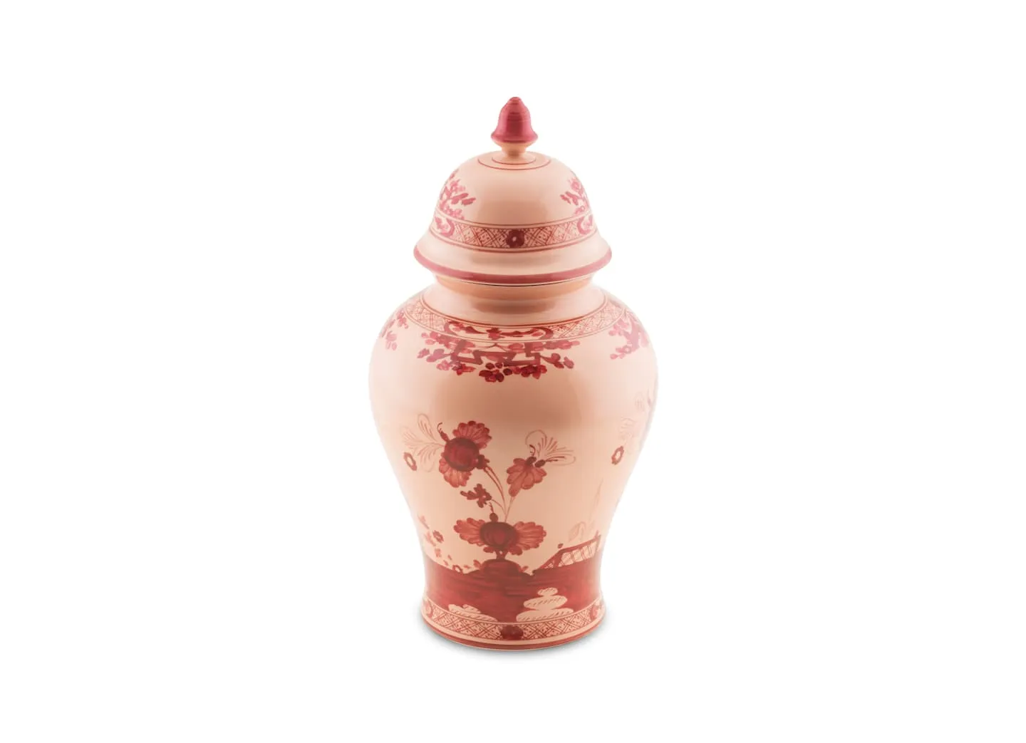 Oriente Italiano Vermiglio Large  Potiche Vase