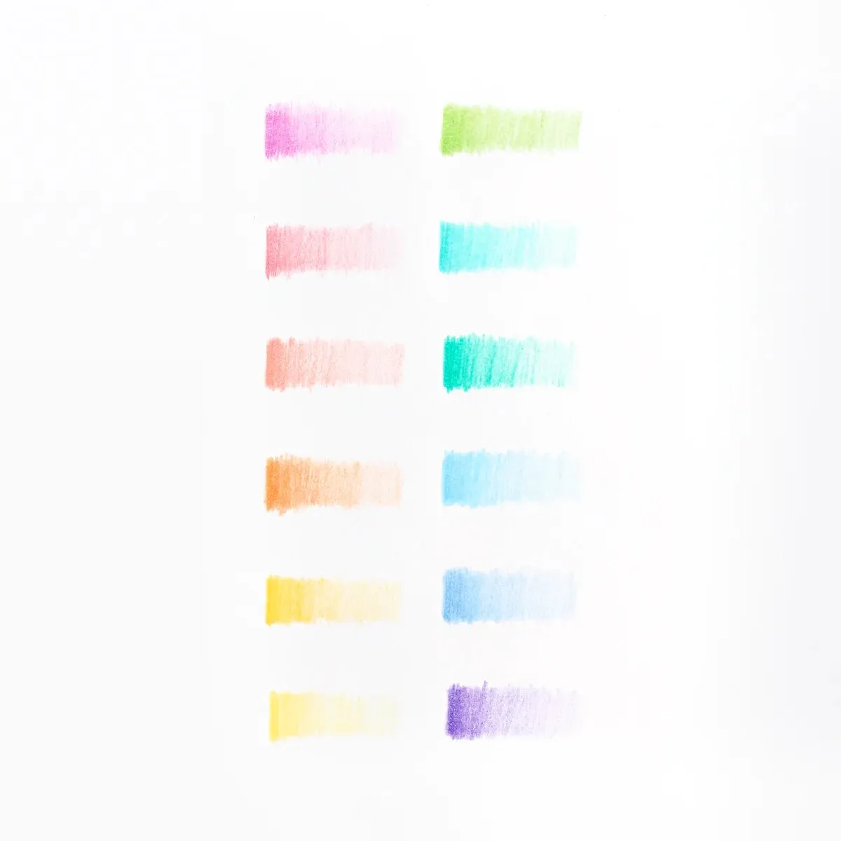 Pastel Hues Colored Pencils