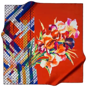 Pierre Cardin Orchid Silk Scarves No. 12