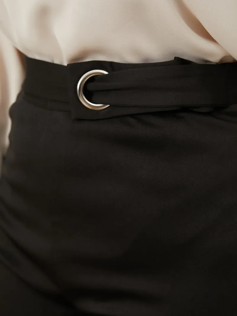 Plus Size Black Fashion Pants