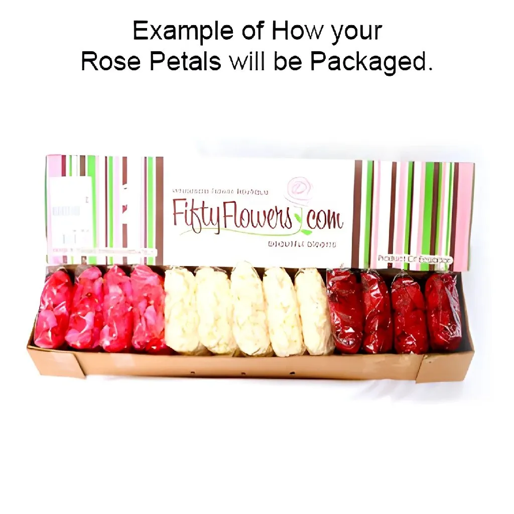 Purple Pinksicle Fresh Rose Petals