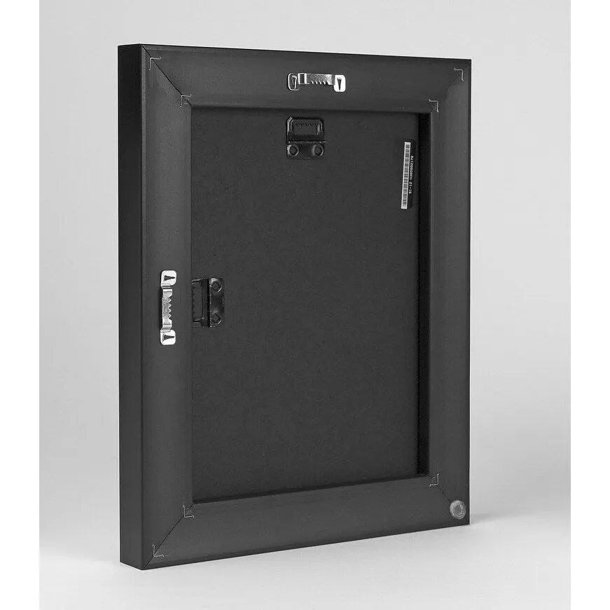 "Abstract 2170002" Black Float Frame Canvas Art