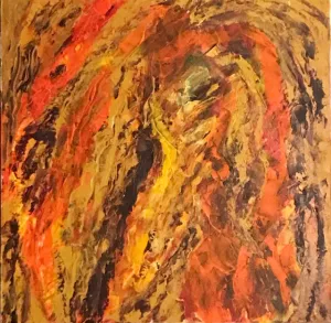 "Eruption" Original Artwork on Canvas