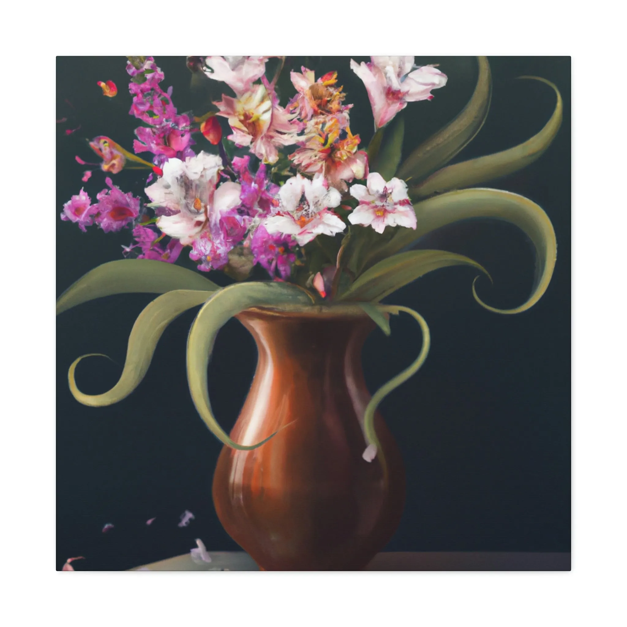 "Intricate Floral Details." - Canvas