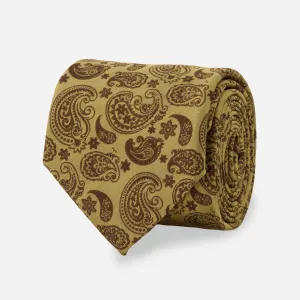Randolph Paisley Gold Tie