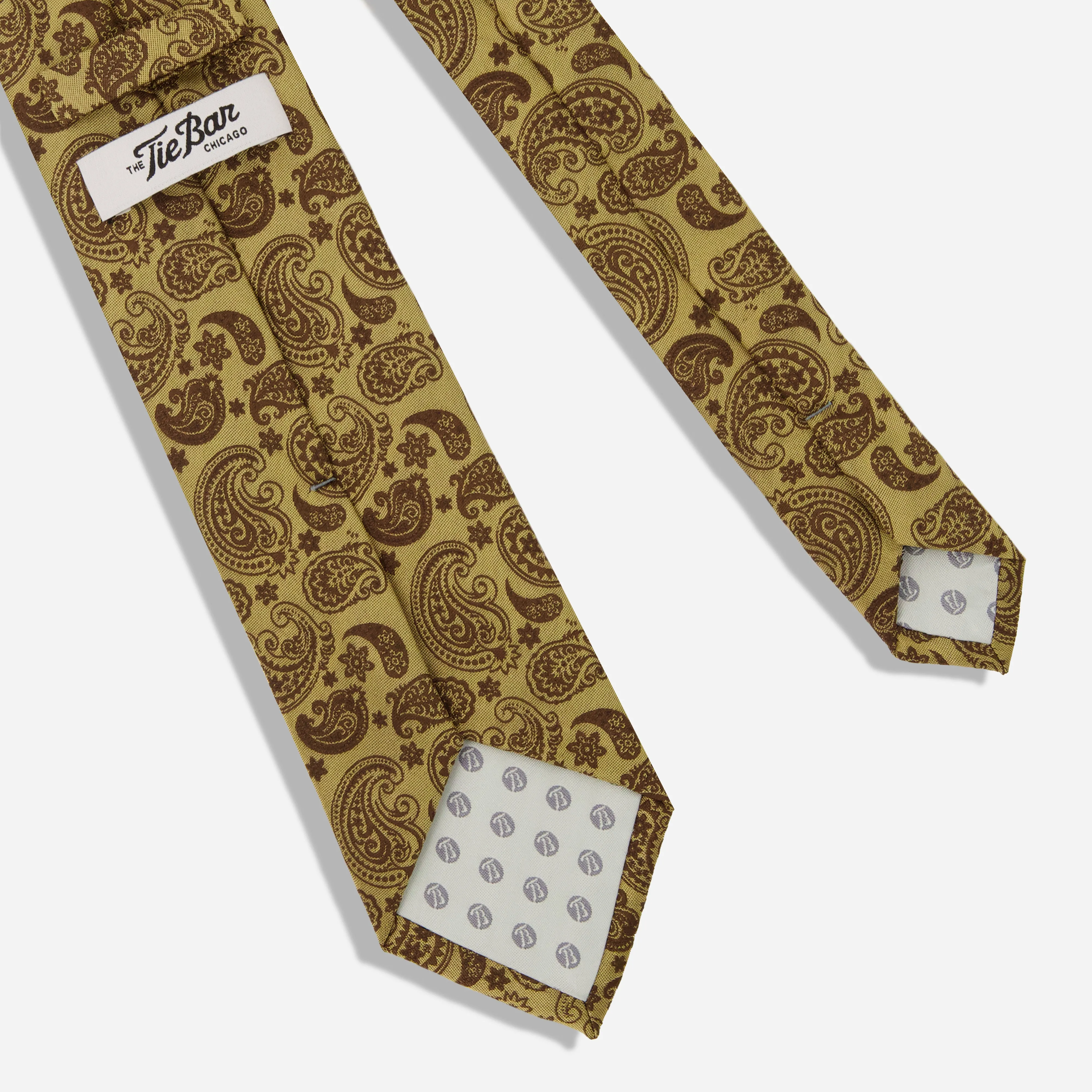 Randolph Paisley Gold Tie