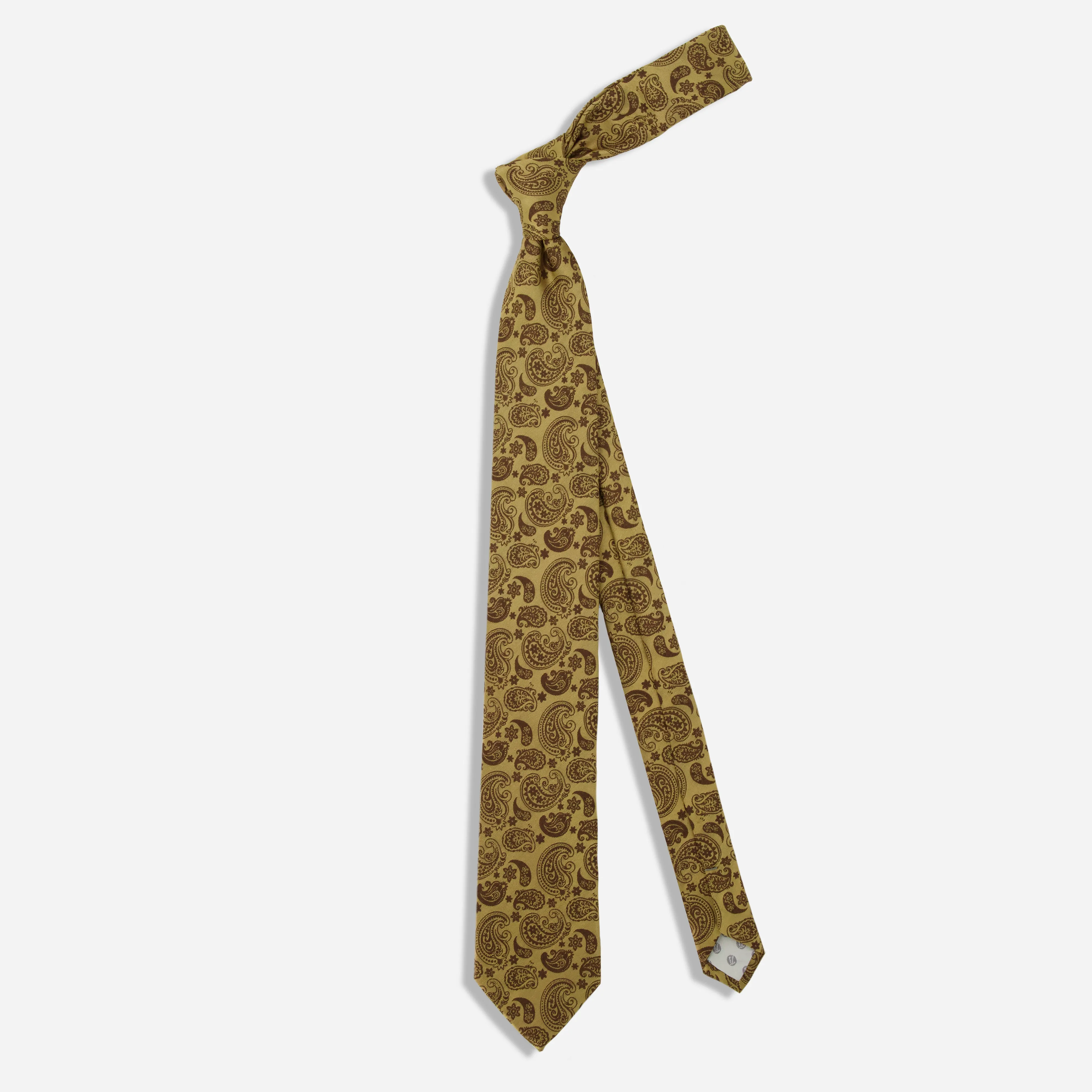 Randolph Paisley Gold Tie