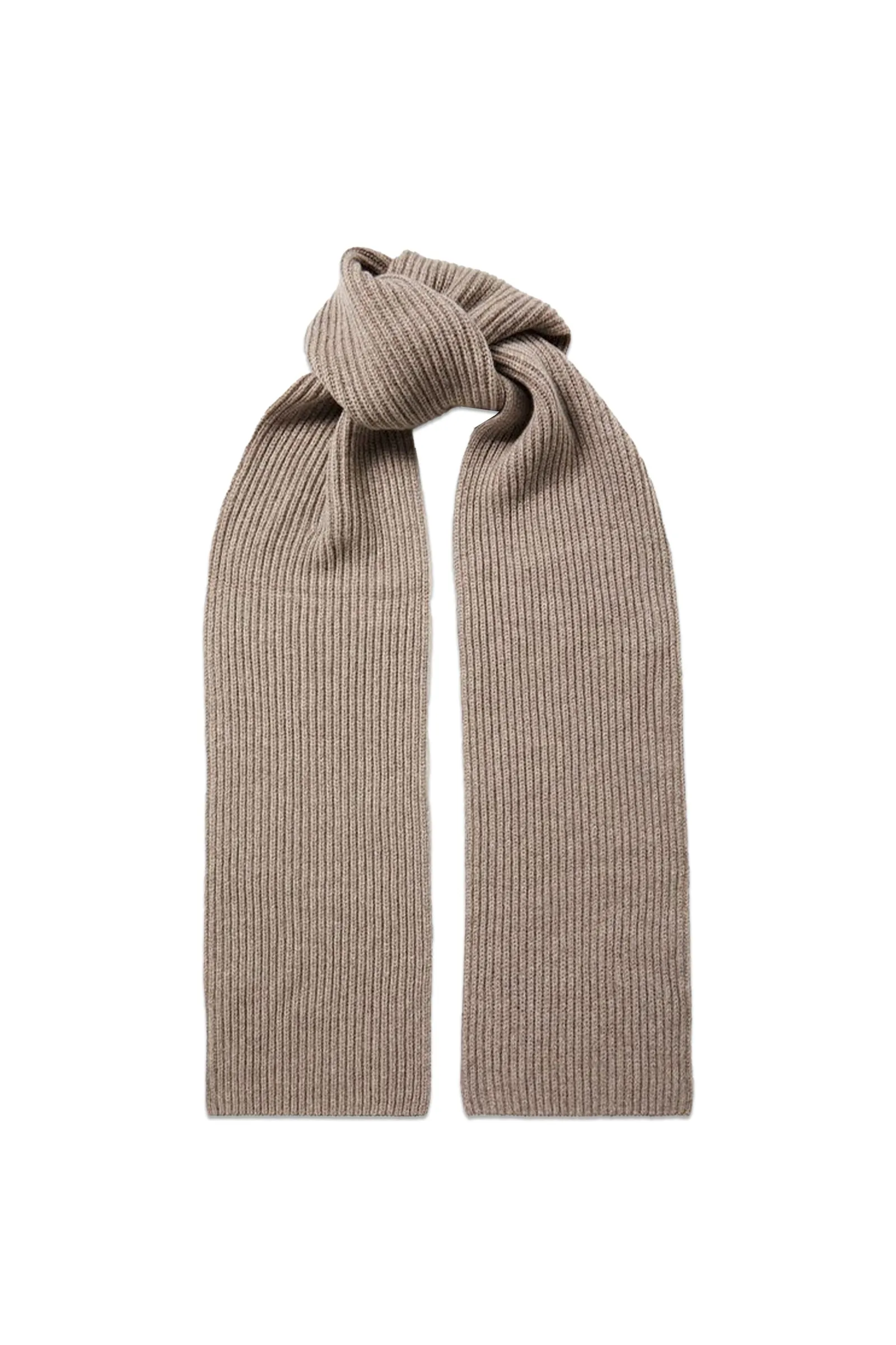 Ribbed Cashmere And Silk-Blend Scarf
