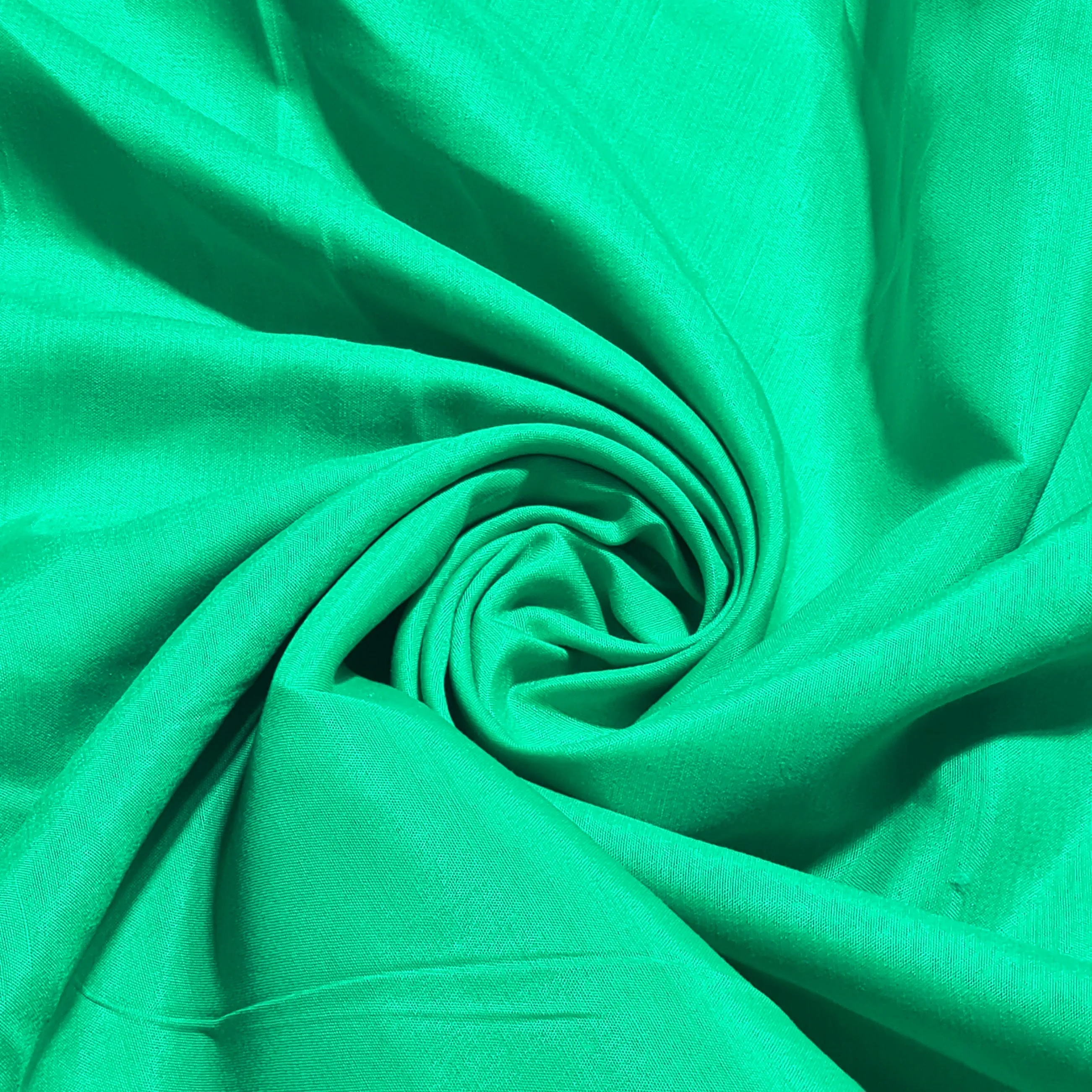 Seafoam Green Solid Shantoon Fabric