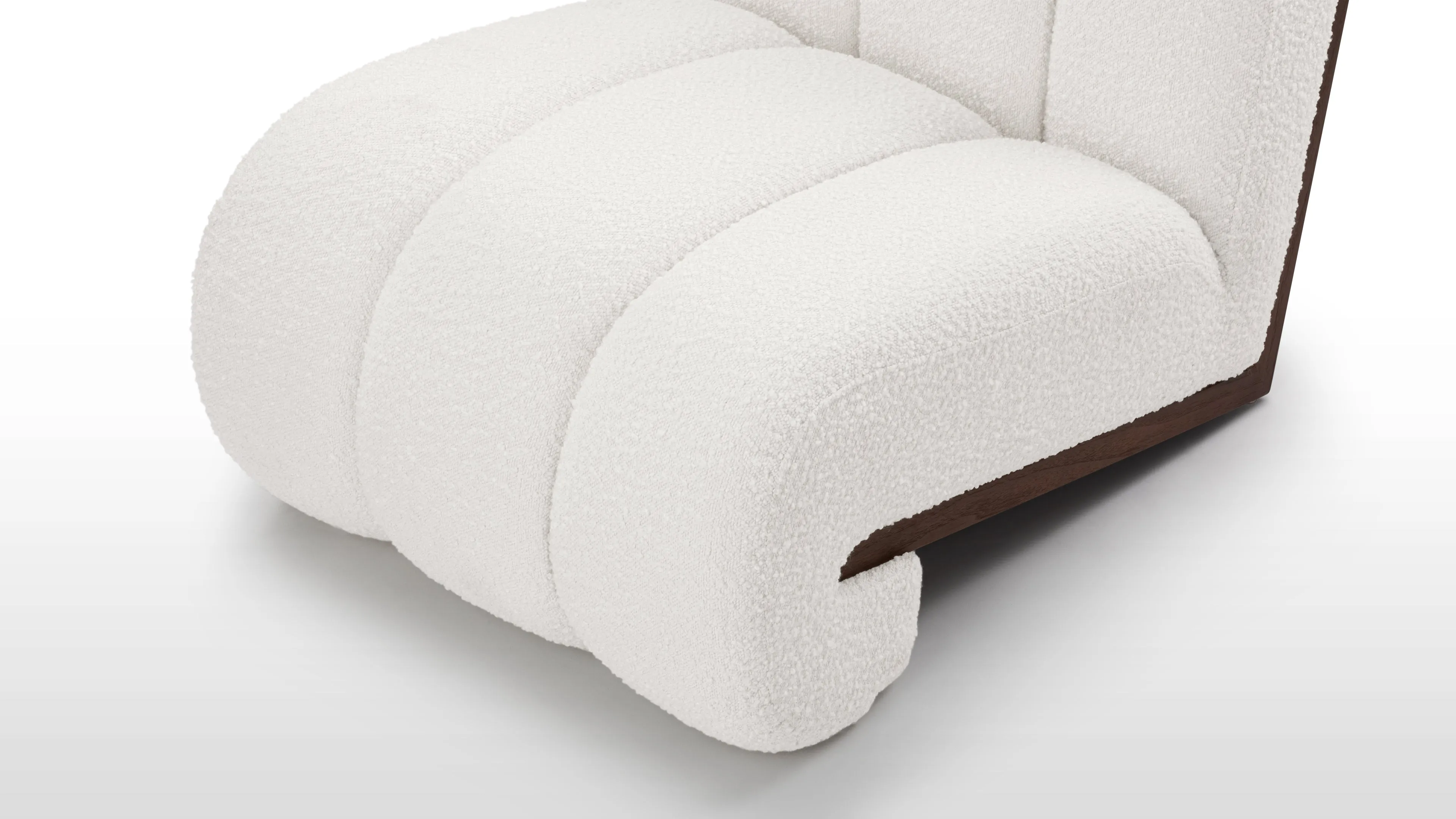 Sienna - Sienna Lounge Chair, Porcelain Boucle