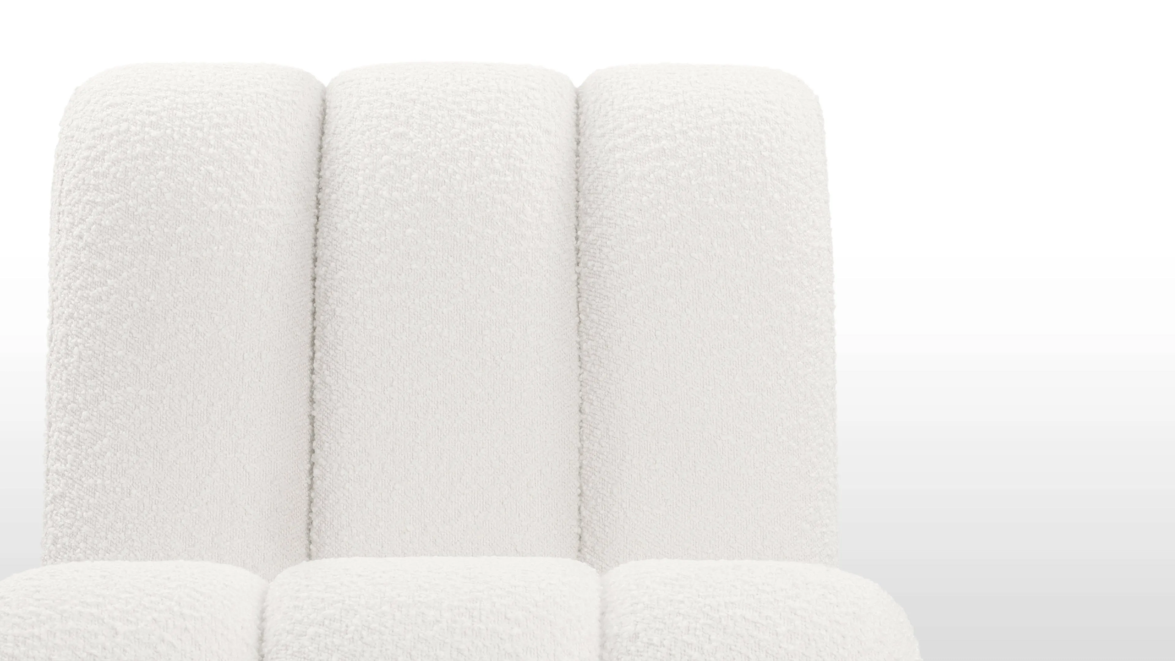 Sienna - Sienna Lounge Chair, Porcelain Boucle