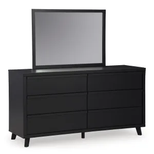 Signature Design by Ashley Danziar 6-Drawer Dresser with Mirror B1013-231/B1013-36