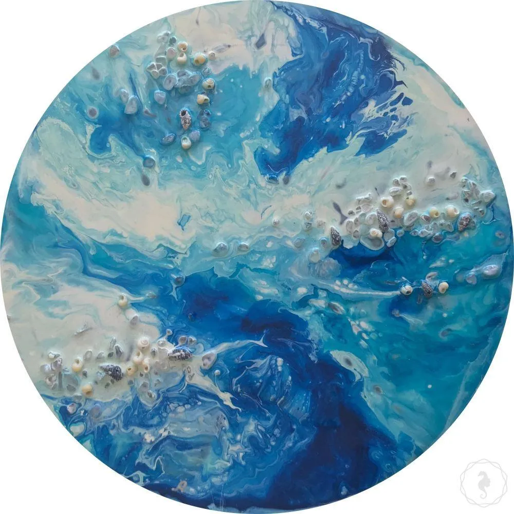 Summer breeze. Abstract Ocean. Original Artwork