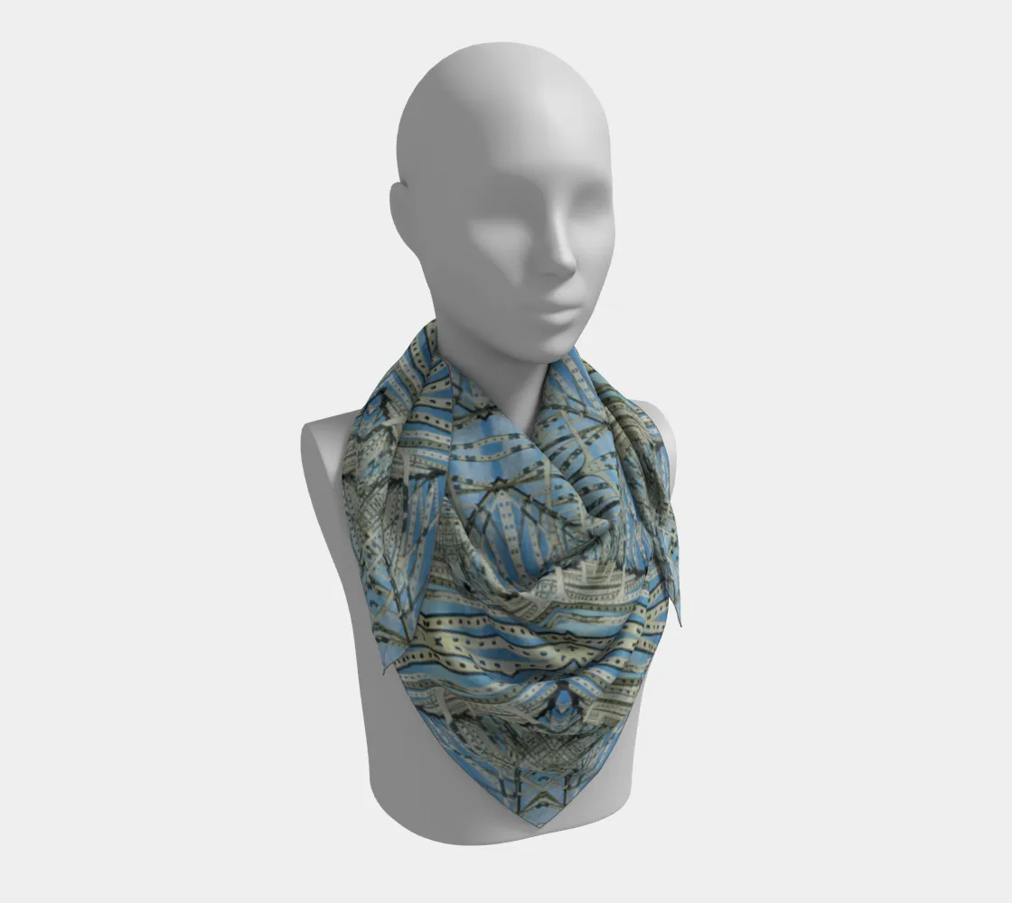 Sunshine Girders Square Scarf