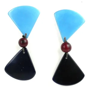 Tagua Hourglass Earrings Quarry Faire Collection
