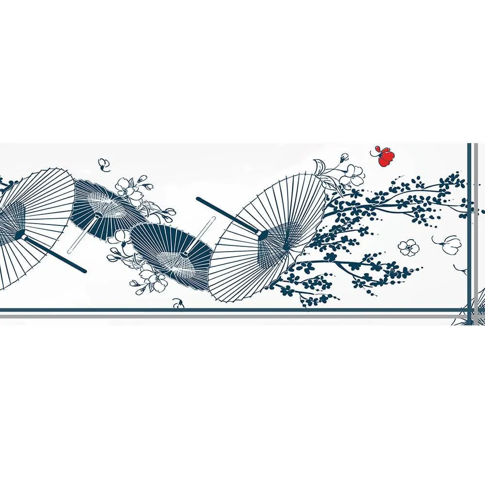 The Japanese Trilogy - The Parasols Cashmere and Silk Wrap