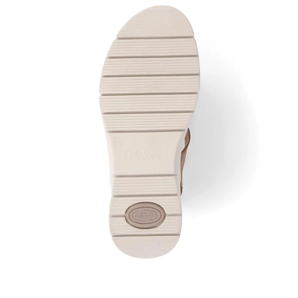 Touch-Fasten Leather Sandals  - CAL39020 / 325 263