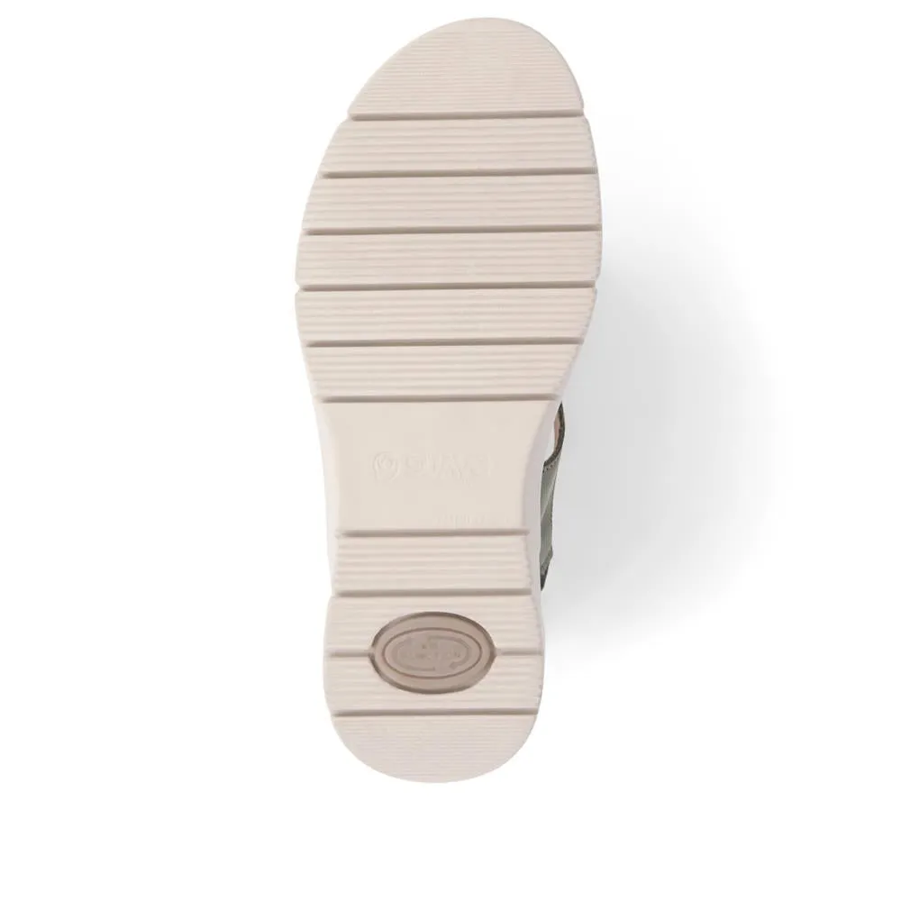 Touch-Fasten Leather Sandals  - CAL39020 / 325 263