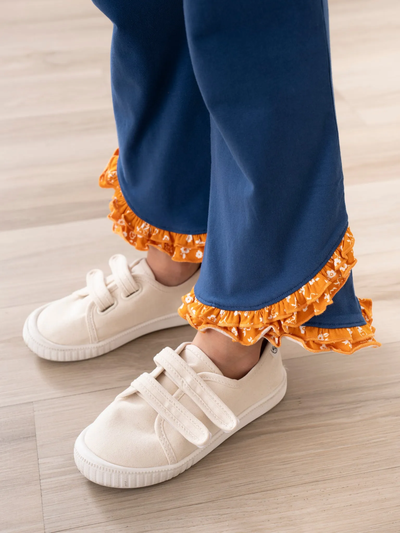 Treasured Petals Ruffle Trim Outfit