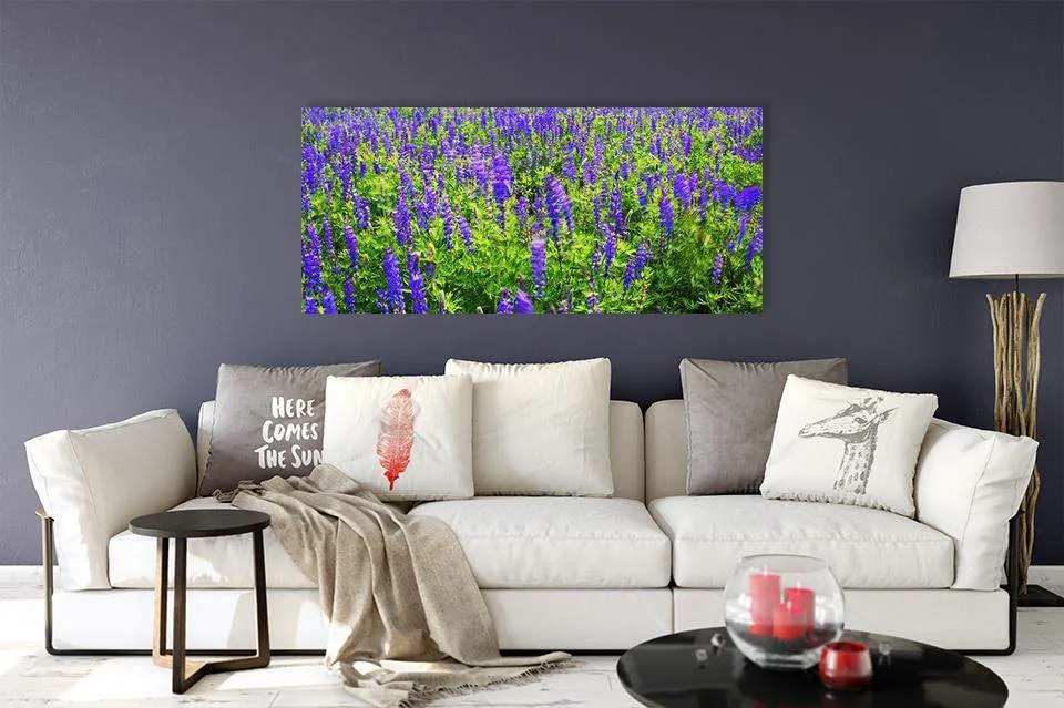Windy Lupines By Brad Scott - Acrylic Print
