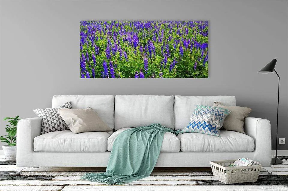Windy Lupines By Brad Scott - Acrylic Print